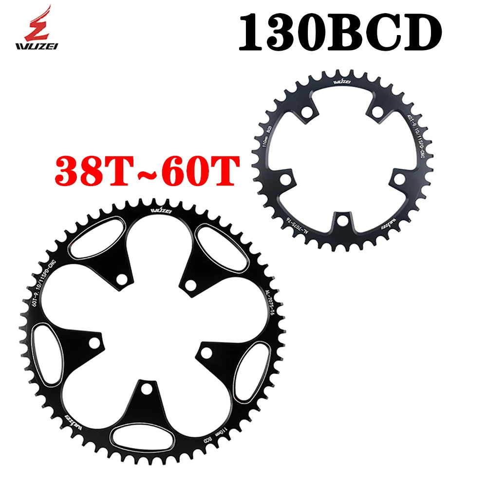 130 BCD Bicycle Chainring Narrow Wide Stars 38 40 42 44 46 48 50 52 54 56 58 60T