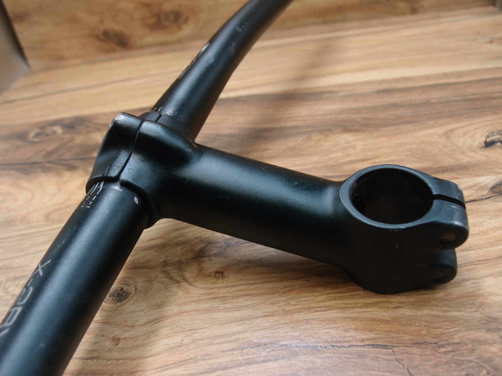 flat handlebar ixs X-2RXC double butted + ahead stem Ritchey 1 1/8 in