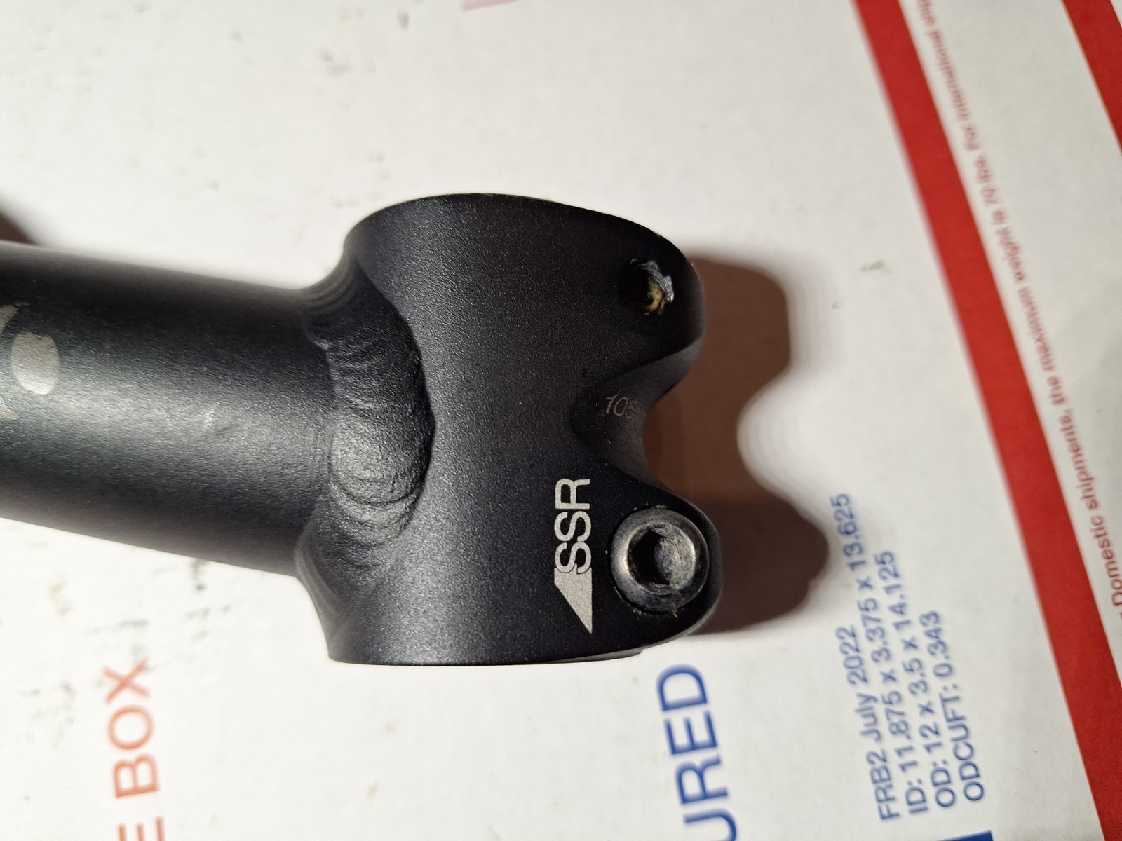 Bontrager Stem 25.4mm Clamp 105mm Reachfor Threadless Steerer