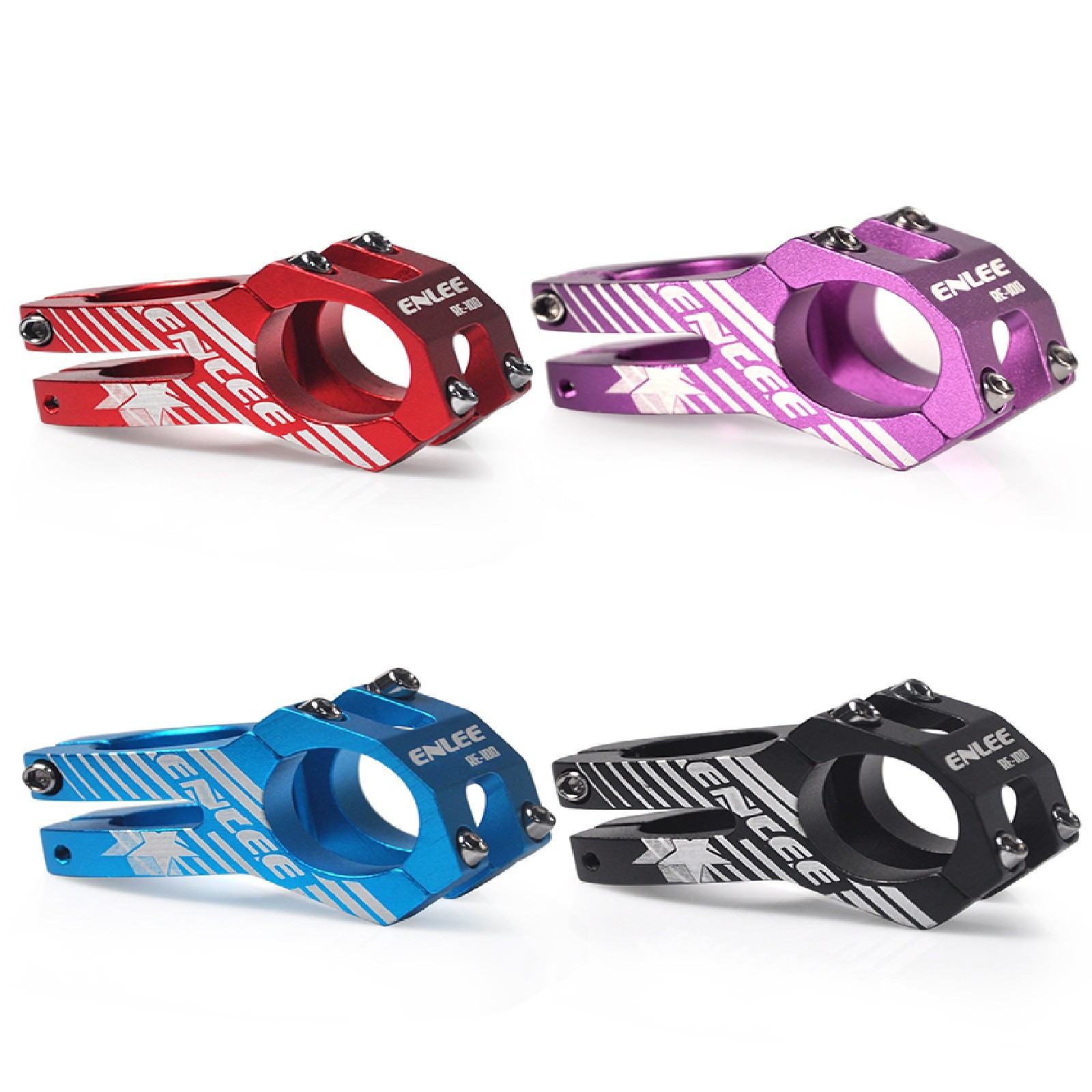ENLEE Bicycle Short Handlebar Stem 31.8mm 45mm Aluminum Alloy 1-1/8″ Road Bike