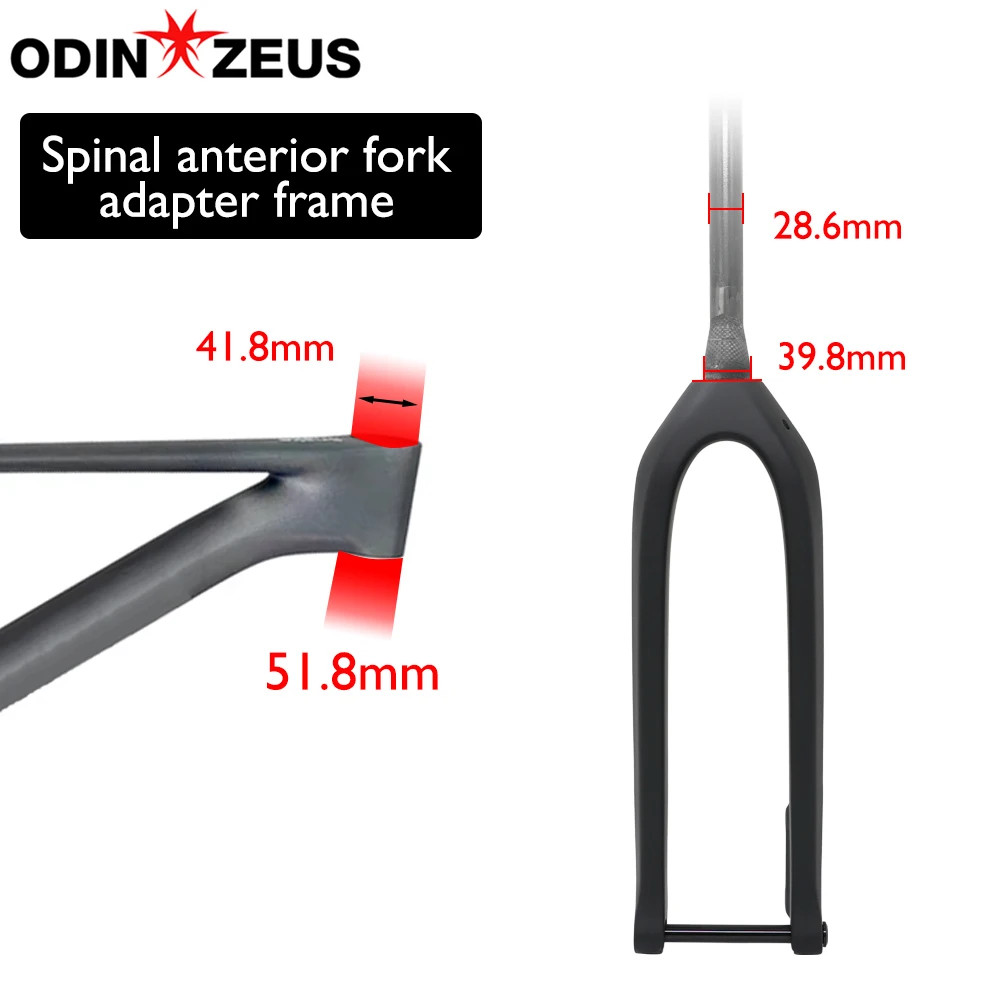 26/27.5/29 Inches MTB Carbon Fiber Rigid Fork Boost Thru Axle 15*110mm Tapered
