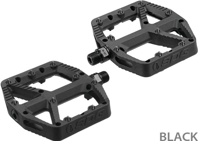 SDG Comp Pedals – Composite Bicycle Bike Platform Pedals 9/16″ – 5 Colors