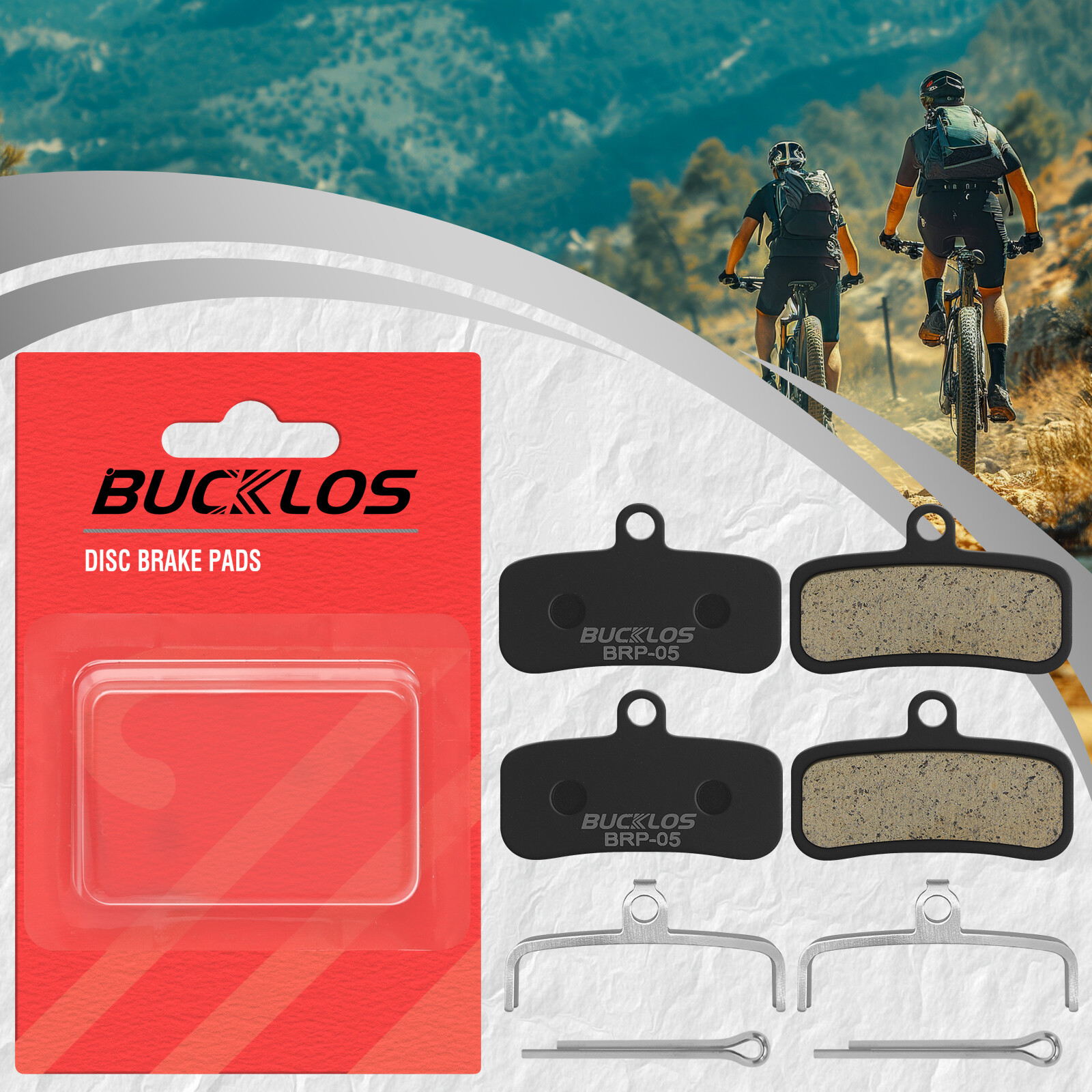 fit Shimano D03S D01S 4 Piston Bike Disc Brake Pads Ceramic/Resin/Sintered-Metal