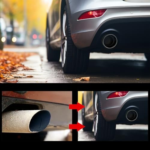 Stainless Steel Bolt-On Exhaust Tip 2.5″ Inlet 4″ Outlet 6.5″ Overall Length