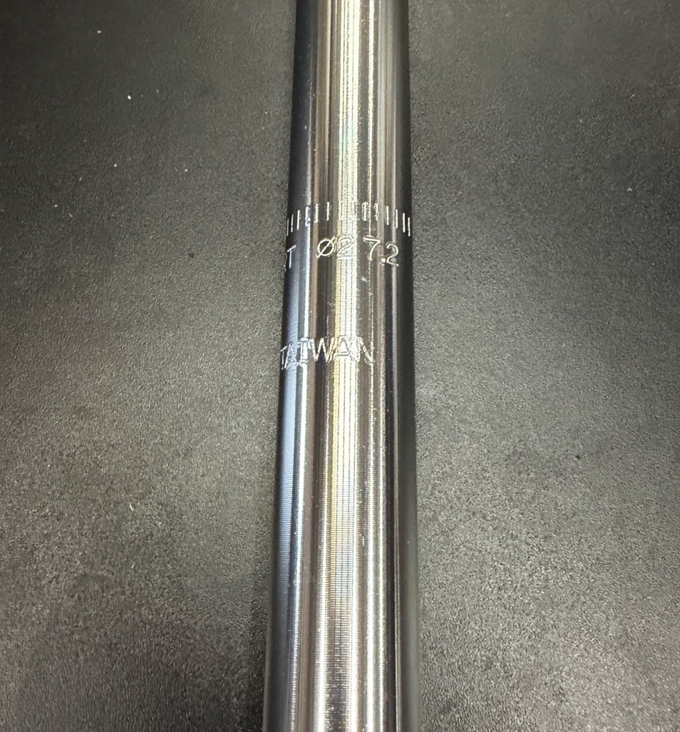Bicycle/Bmx Chrome&Silver Alloy Seat Post 27.2mm