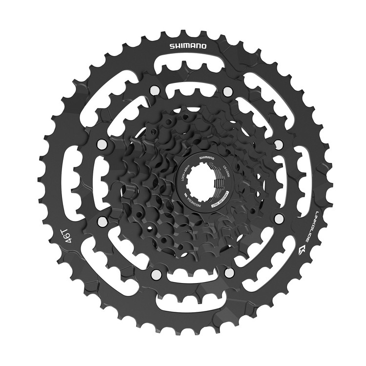 Shimano CS-LG300-9 LINKGLIDE Cassette a 9-Speed a 11-46T a NEW (Original Box) Co