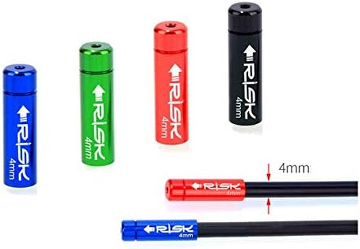 5mm and 4mm Aluminum Alloy Bike Brake Shifter Cable Housing End Caps Ferrules…
