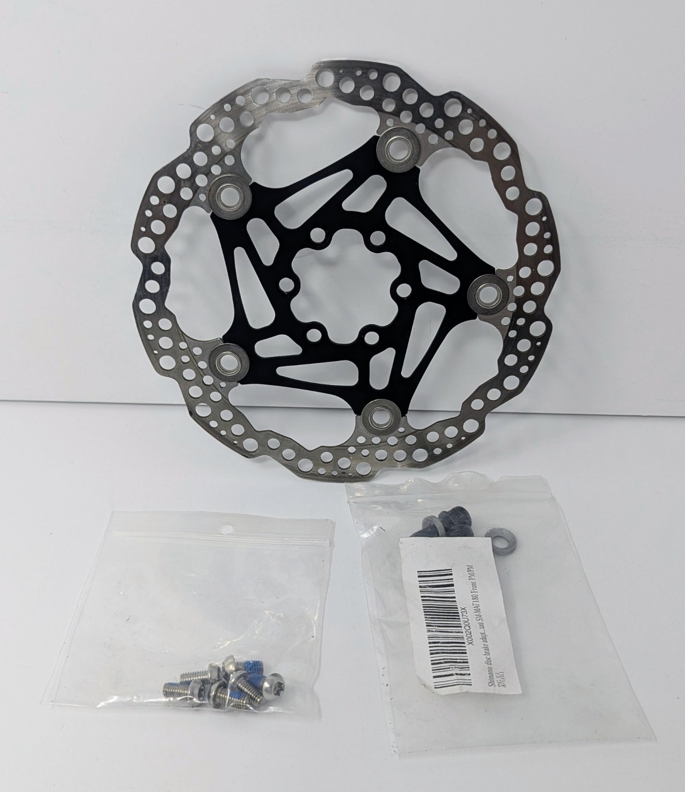 Hope Floating Disc Brake Rotor – 180mm – 6 Bolt – Flat Black!
