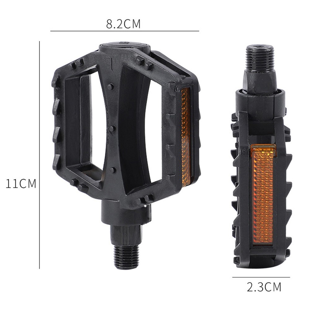 Upgraded Reflective Kids Bike Pedals Improved Strength Larger Foot touch Area