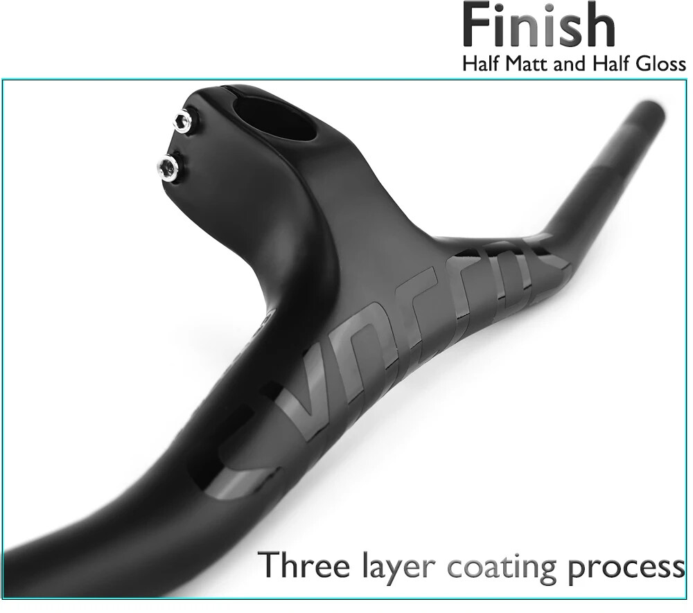740mm Full Carbon Fiber MTB Bicycle Handlebar Integrated Handlebar 70-110mm