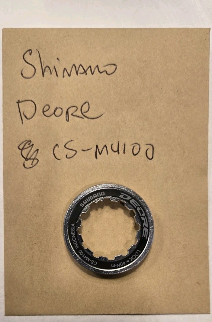 Shimano Deore CS-M4100 – Cassette Lock Ring (Silver)