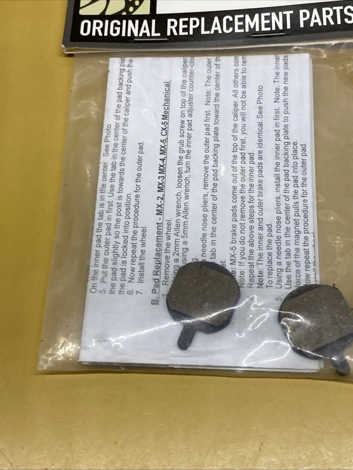 NEW Hayes 98-20197 Sole MX2 MX3 MX4 MX5 Disc Brake Pads