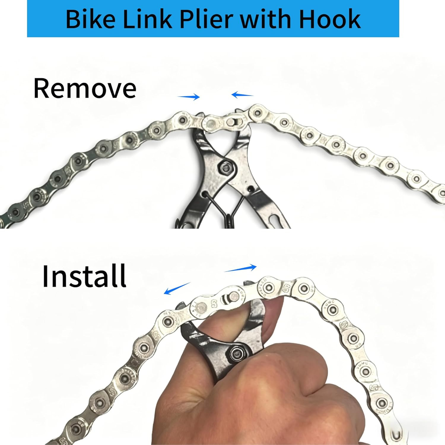 Bike Chain Kit, 6/7/8 Speed Chain Tool & Bicycle Chain Replacement Kit, 1/2×3…