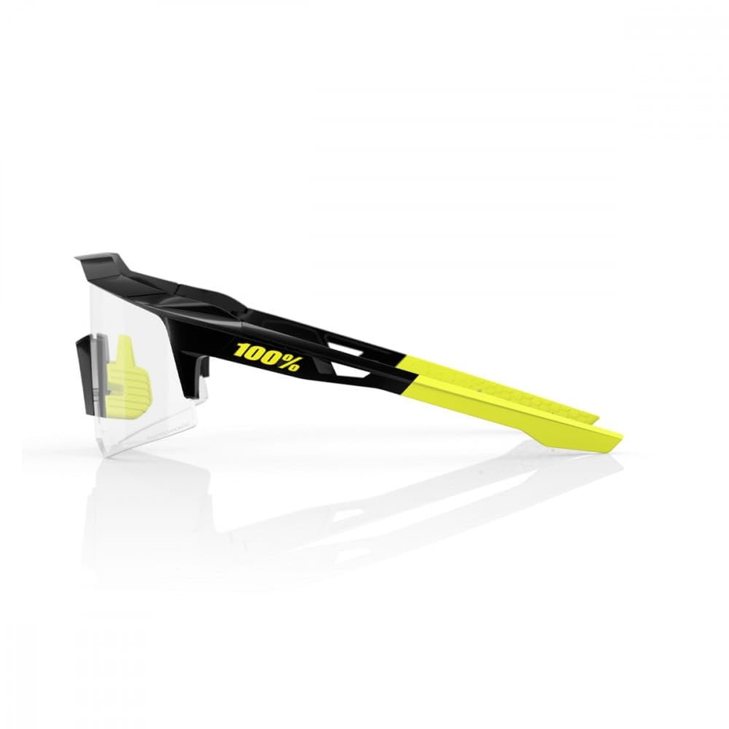 100% Speedcraft XS Sport Performance Cycling Sunglasses Gloss Black – Black