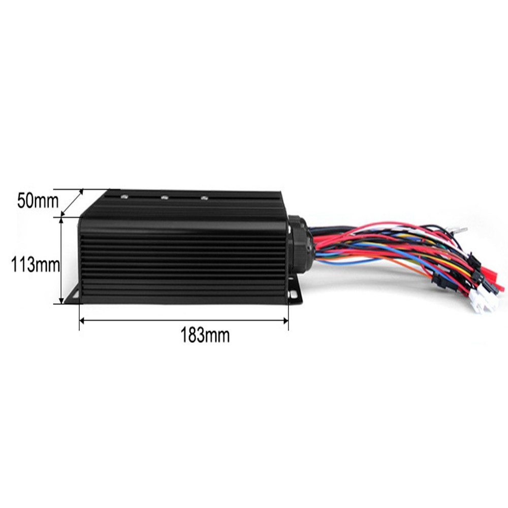 Electric Bicycle 48V-72V 80A 5000W Motor Square Wave 18 Tubes Controller SUK US