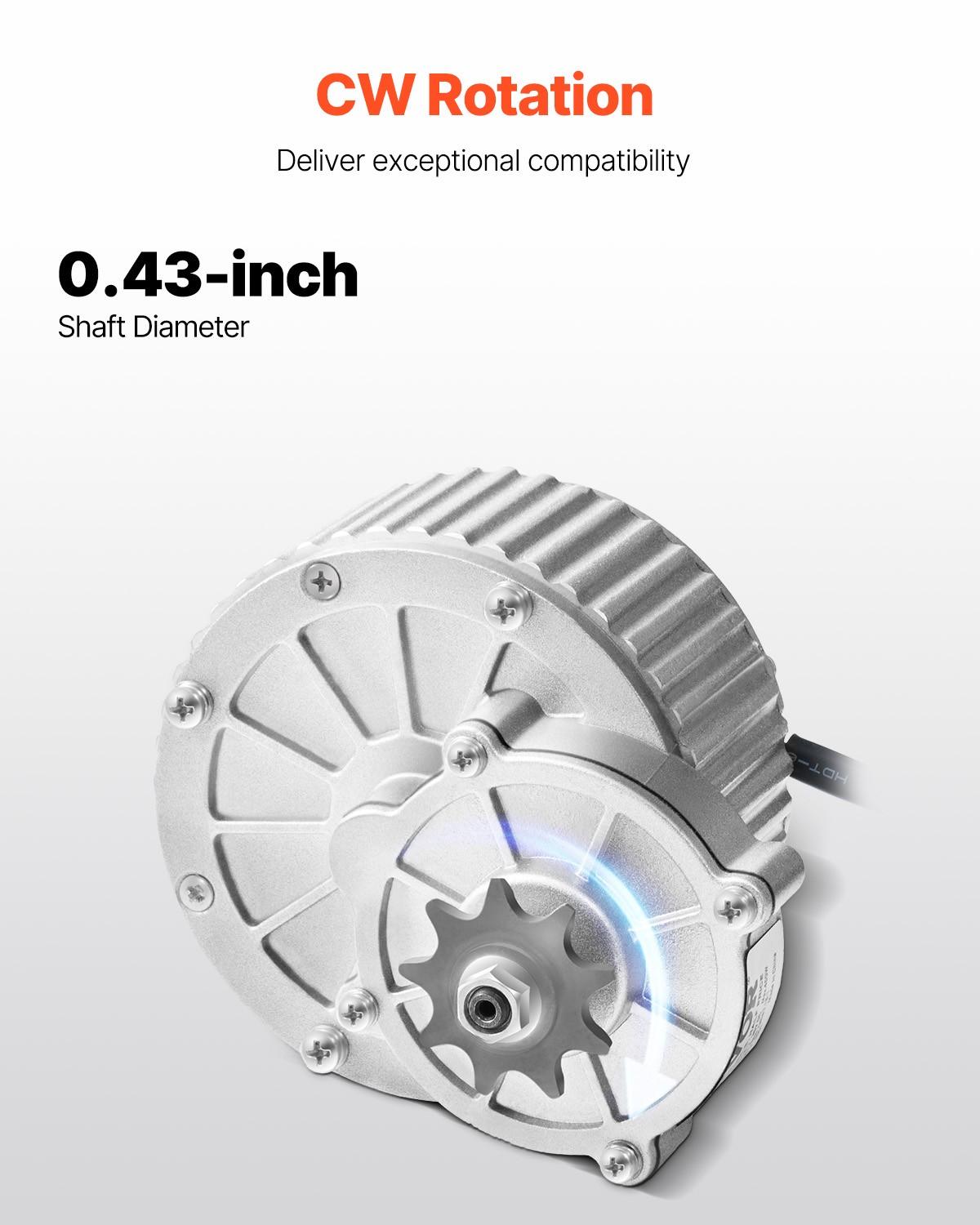 450W Electric Brushed DC Motor Kit 36V 3000rpm with Upgraded Speed Controller