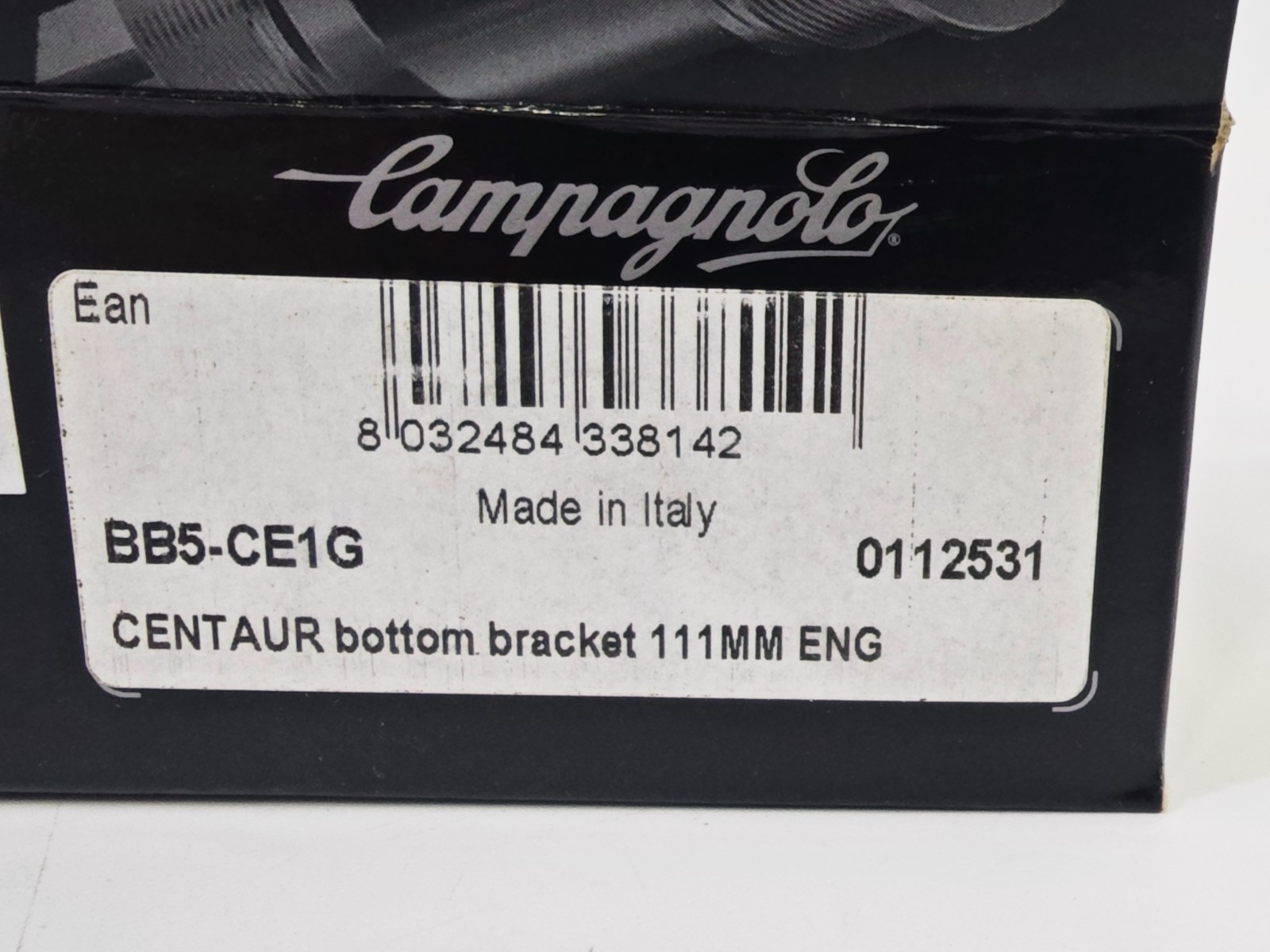 Campagnolo Centaur Bracket Bottom #BB5-CE1G English Square Taper 111mm