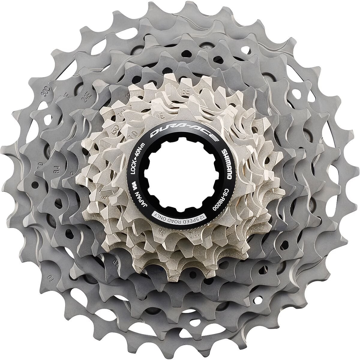 Shimano Dura-Ace CS-R9200 Cassette – 12-Speed, 11-34t, Silver