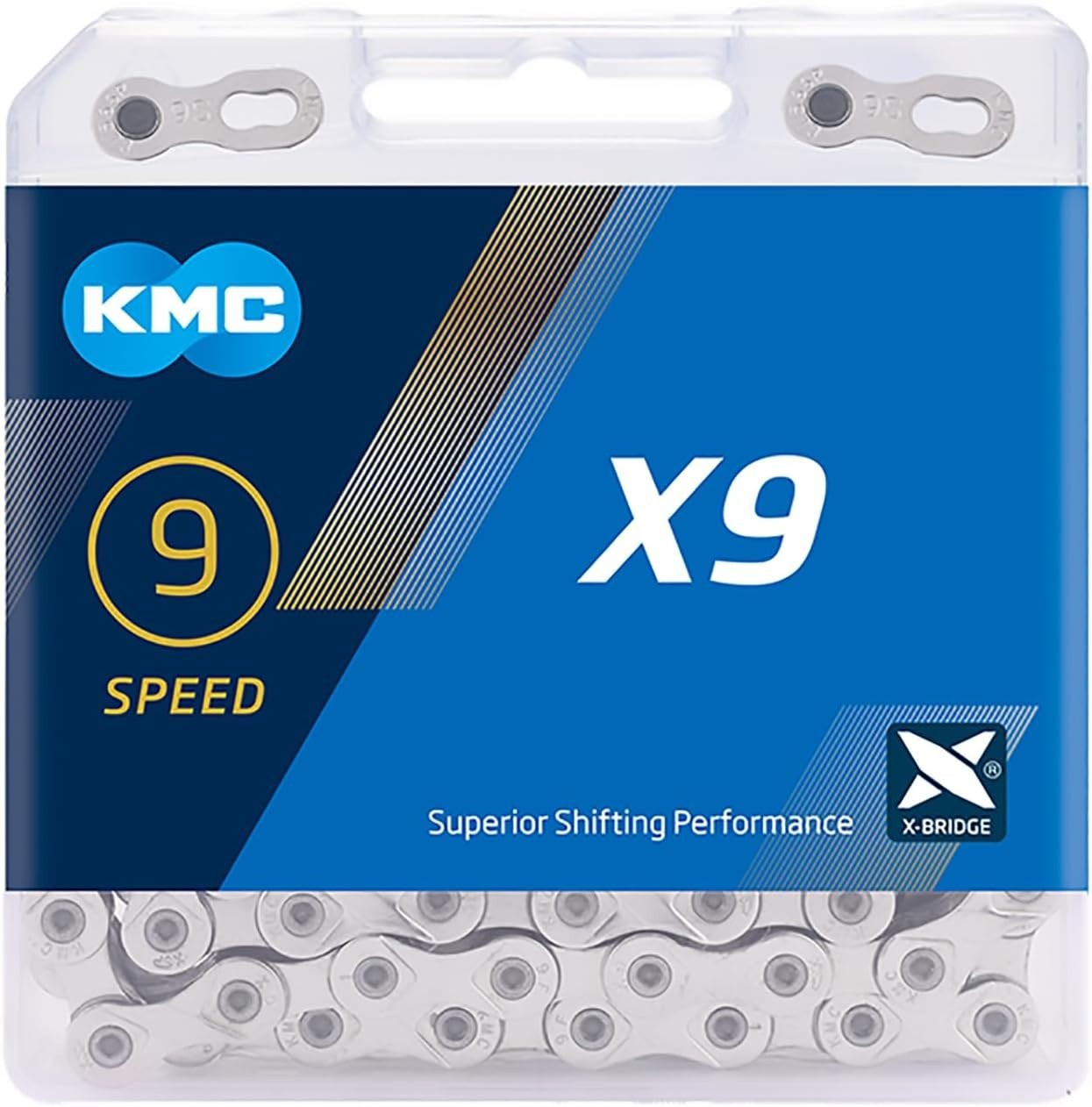 Durable X9 Bike Chain with Bulls-Eye Pin Riveting