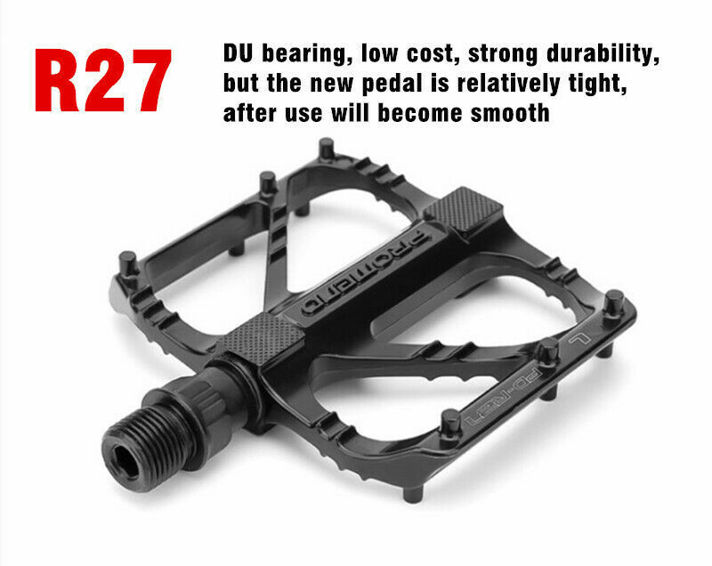 PROMEND Quick Release Road Folding Pedal Bike Pedals 3 Bearing 9/16 in Sealed