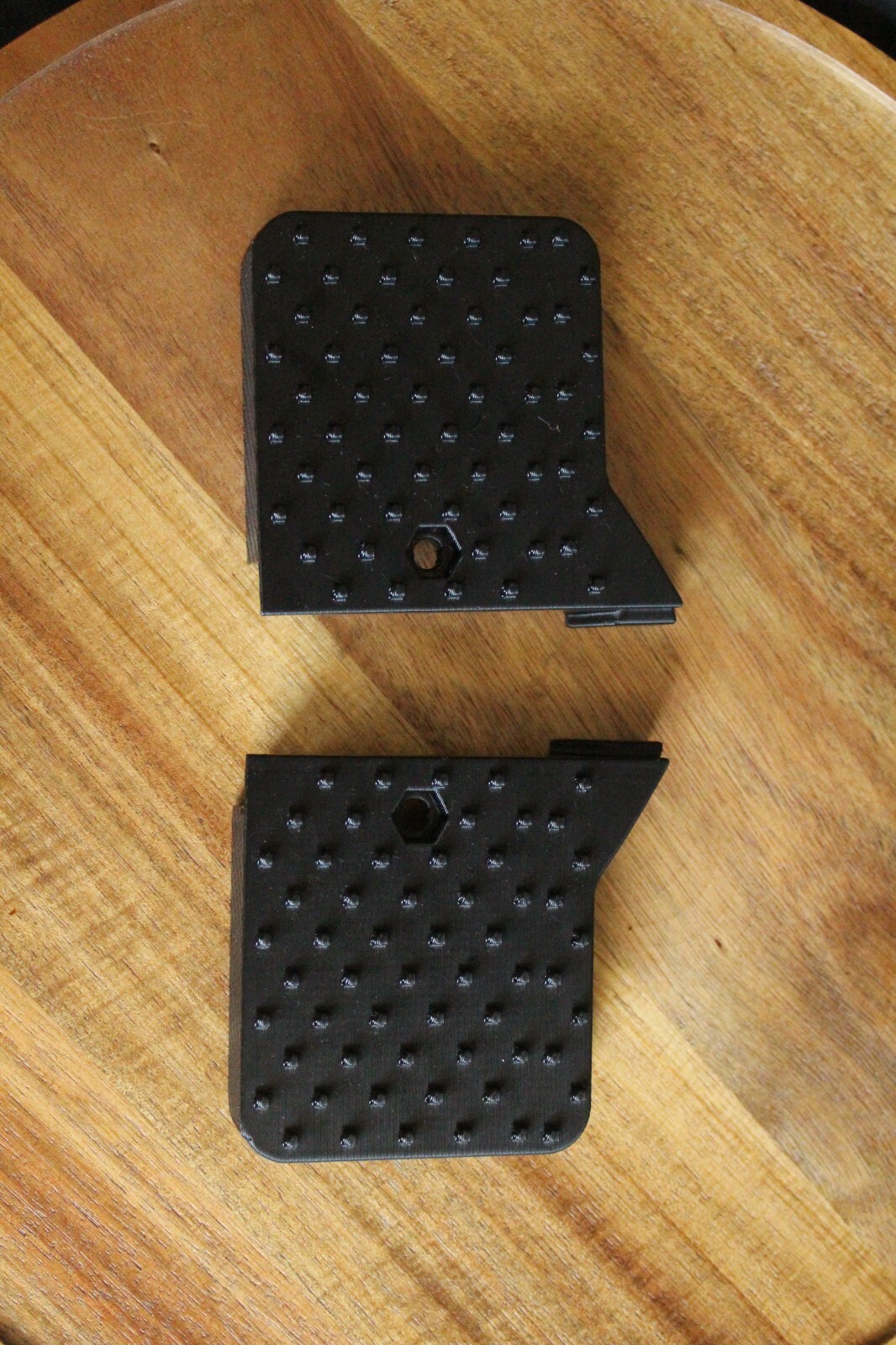 Stacyc 12e/16e Jet Black Wide Foot Pegs RJD Aggressive Grip Set