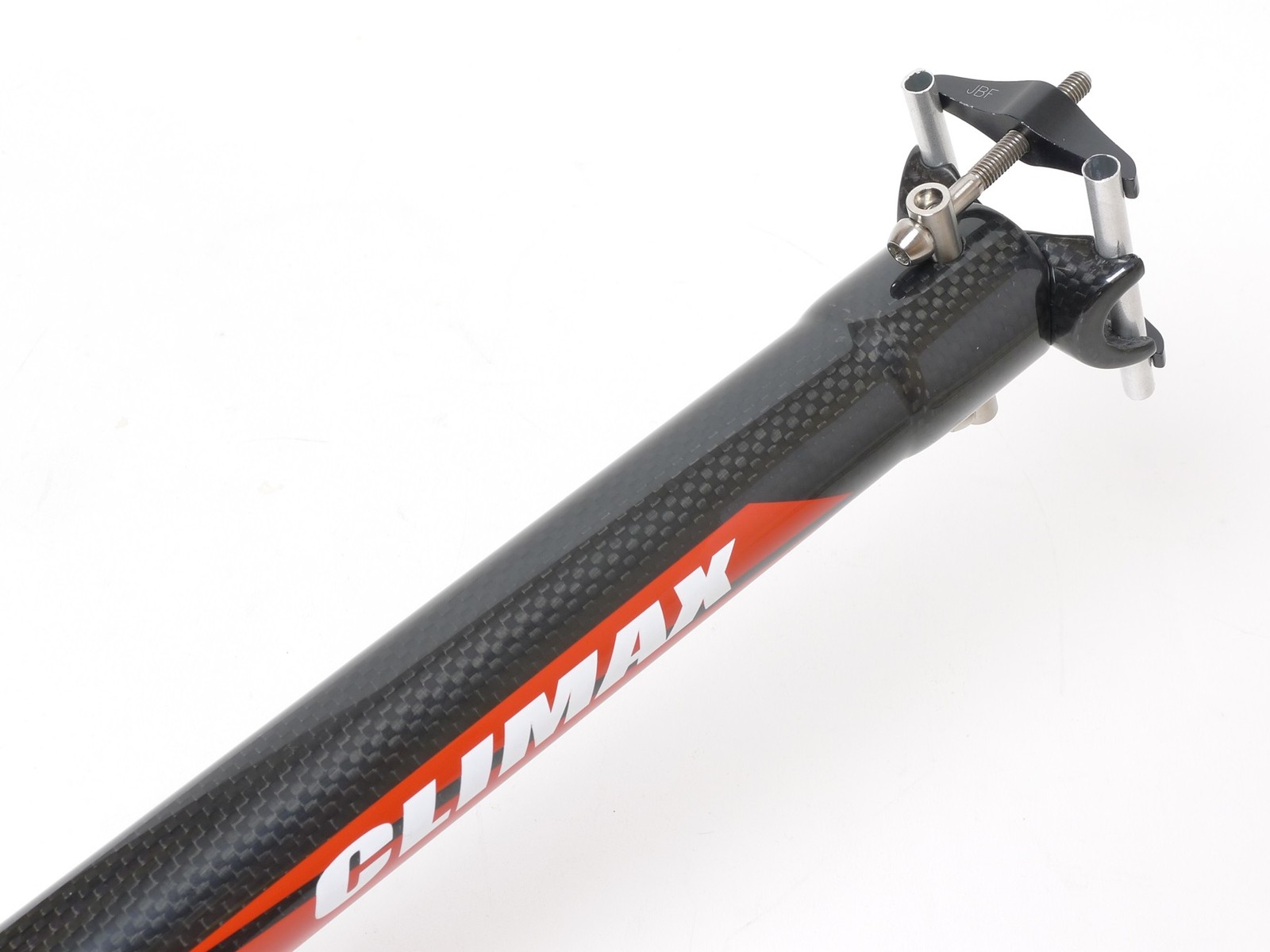 mr-ride 31.6x400mm 150g Climax SP02C 3K gloss carbon Seat Post Ti Hardware black