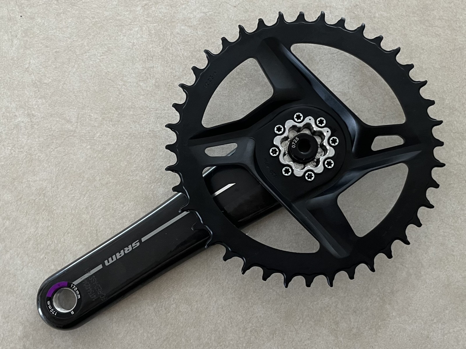 New SRAM Red XPLR Wide DUB Carbon Fiber 170mm 40t 1x 12 13 Direct Mount Crank