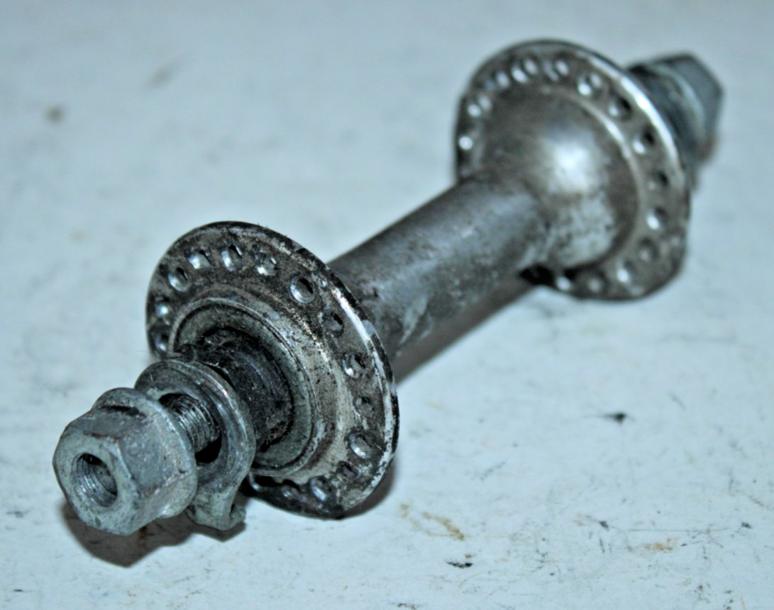 Vintage Maillard Front Road Bike Hub Silver 95mm 36H Bolt-On Cafe Commuter VTG ~