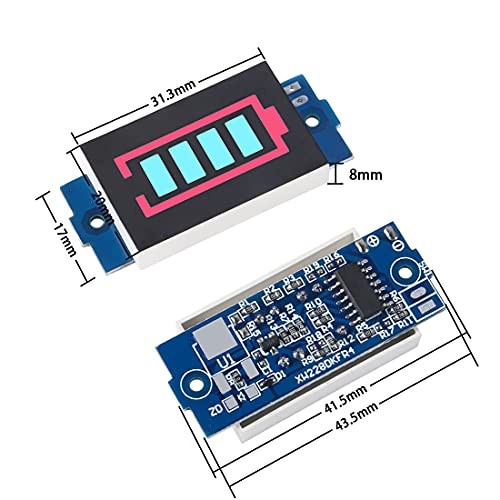 2 Series Lithium Battery Level Indicator Capacity Module Ni-MH 8.4V 4 2S 4