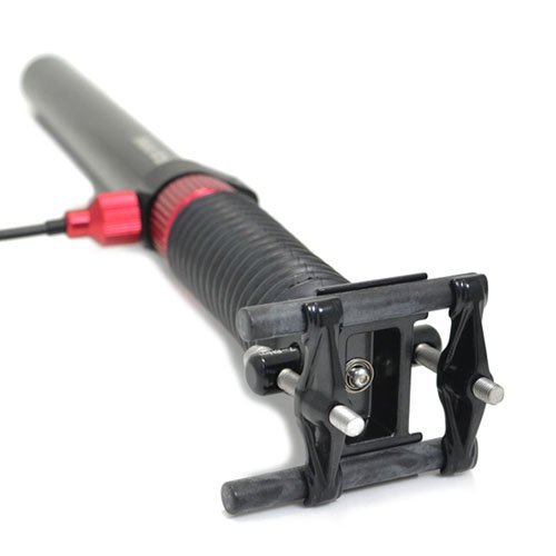TMARS 419L Mechanical Drop Seatpost, 30.9x400mm (27.2mm w/ adapter) , Black