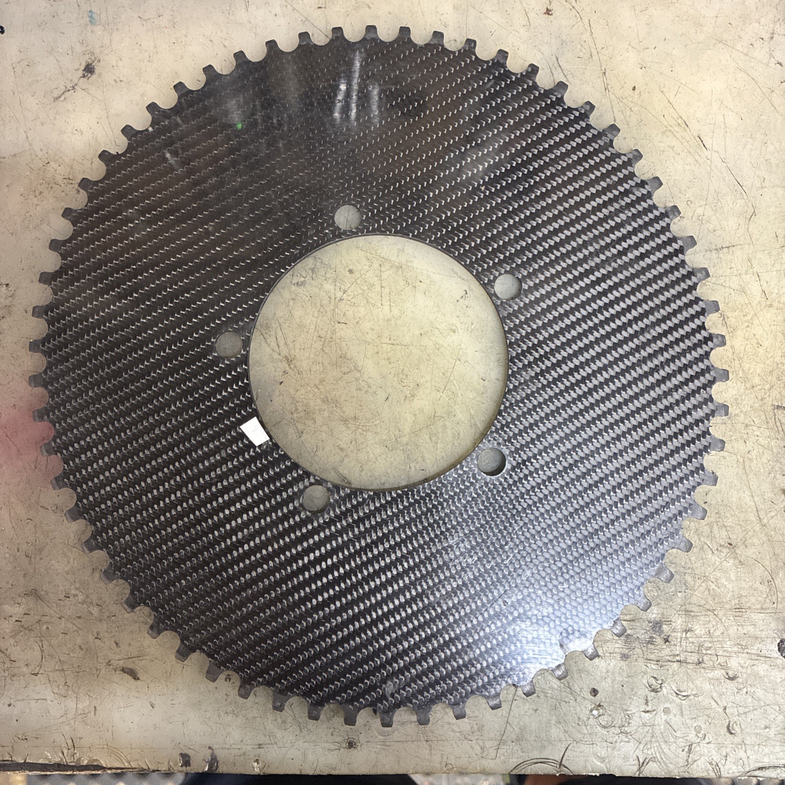 Aerocoach ARC Carbon Fiber 62 Tooth Chainring for 5x110mm BCD Crank