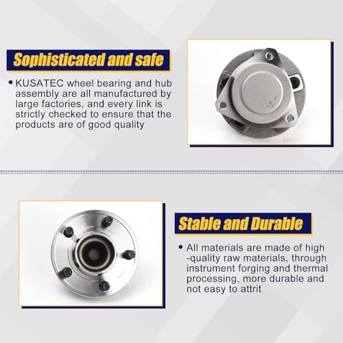 513325 Front Wheel Bearing and Hub Assembly Compatible with 2012-2020
