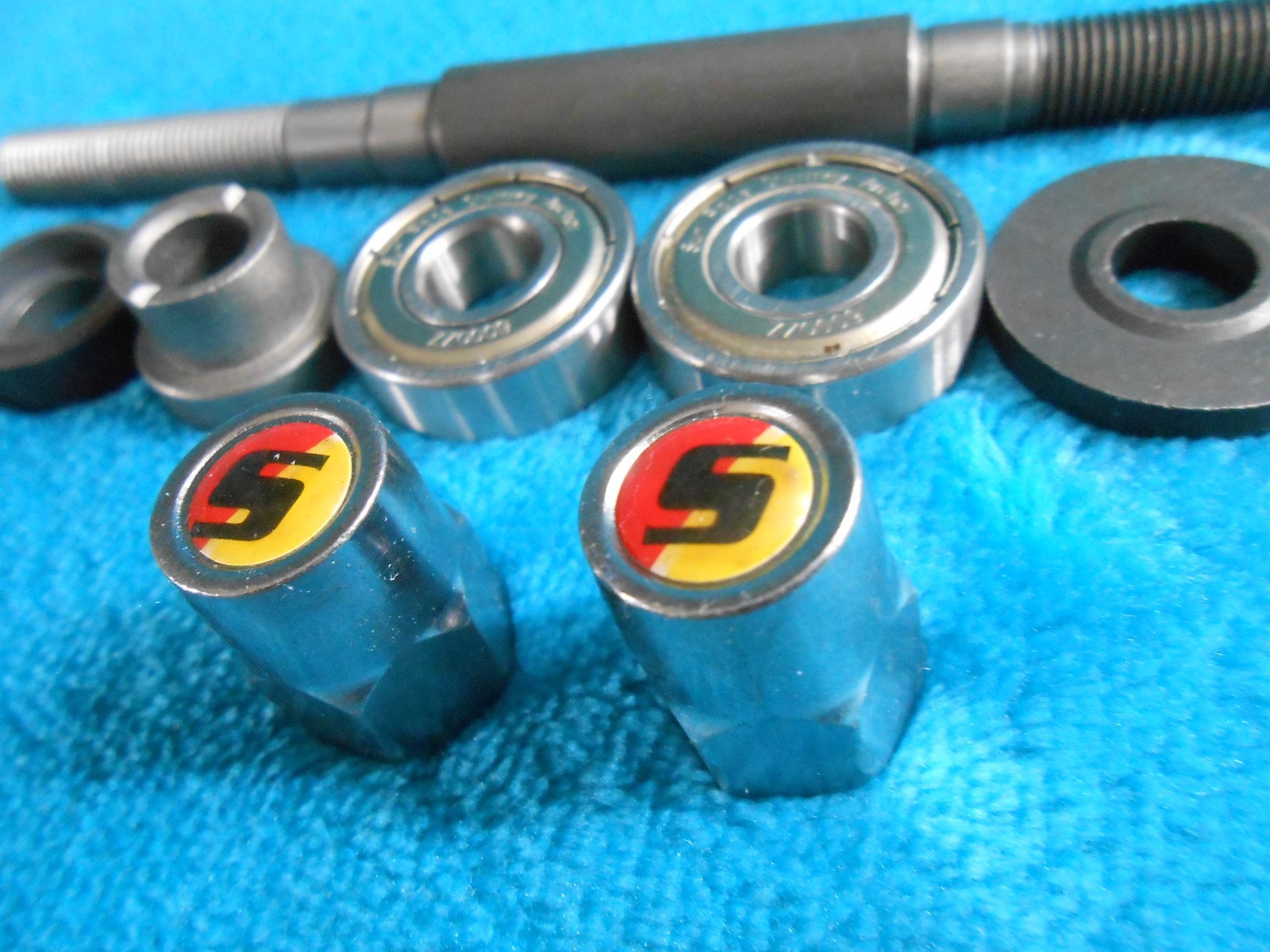 Sturmey Archer Drum Brake Axle Set 9x100x136mm Replacement Parts for XL-FD Nuts