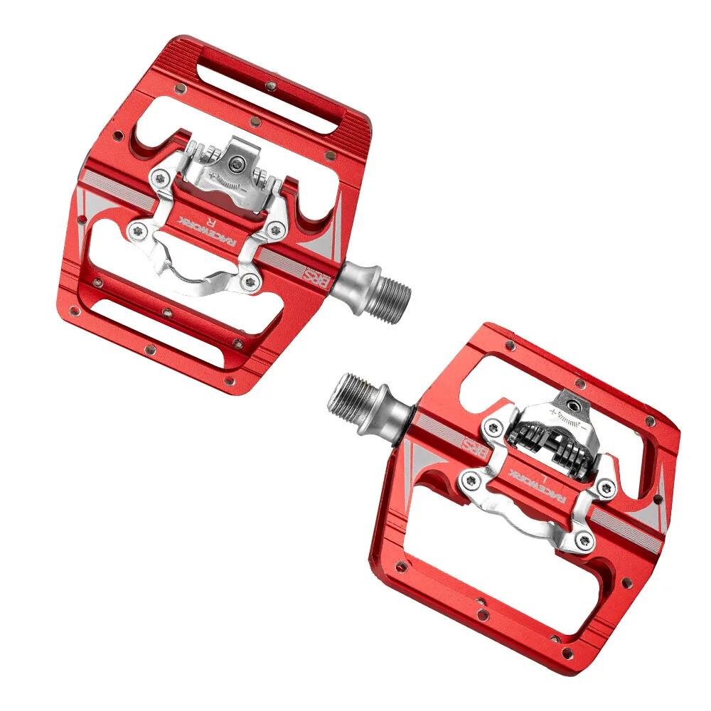 M215 Pedals For Bicycle Footrest Mtb Mixed Pedals Clip Mountain Bike Foot