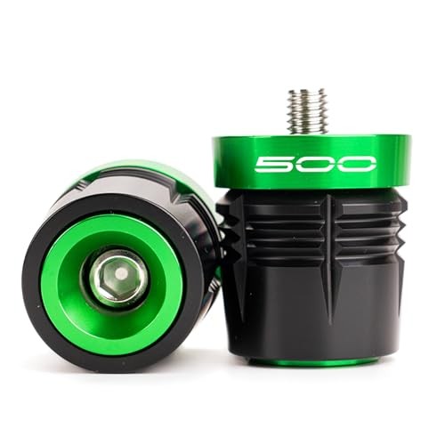 Motorcycle Handle Bar Ends Grips Plug Sliders Handlebar Grips Cap Green