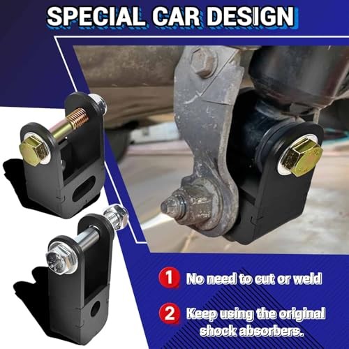 Upgrade 4PCS 2-4″ Front and Rear Shock for Suburban/Tahoe 2000-2006