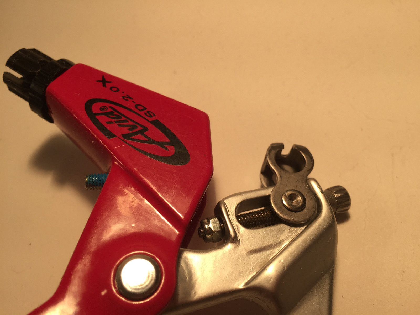AVID BMX SD-2.0X SPEED DIAL right-hand brake lever RED & SILVER, NEW