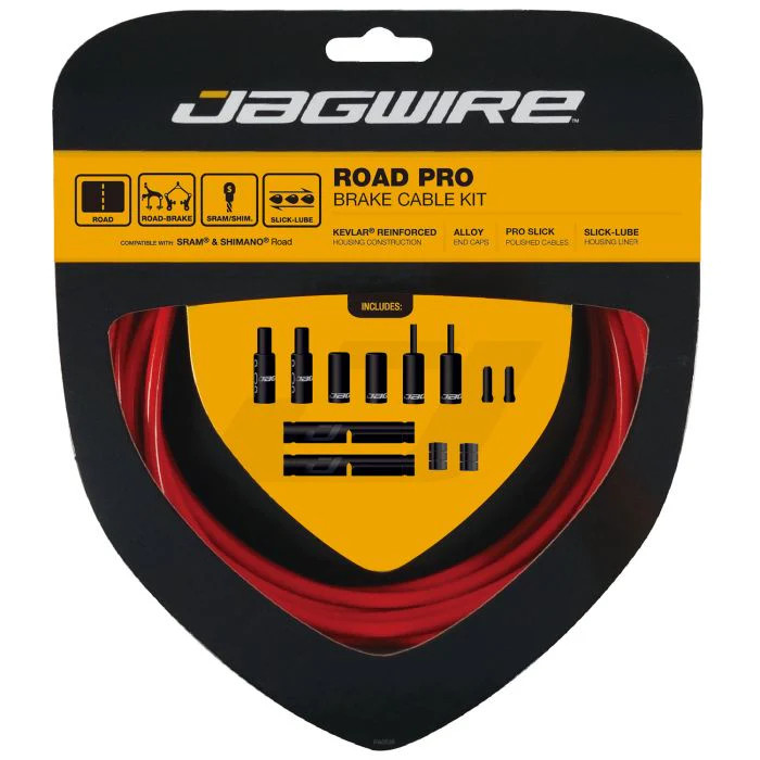 Jagwire Road Pro Brake Set – Red
