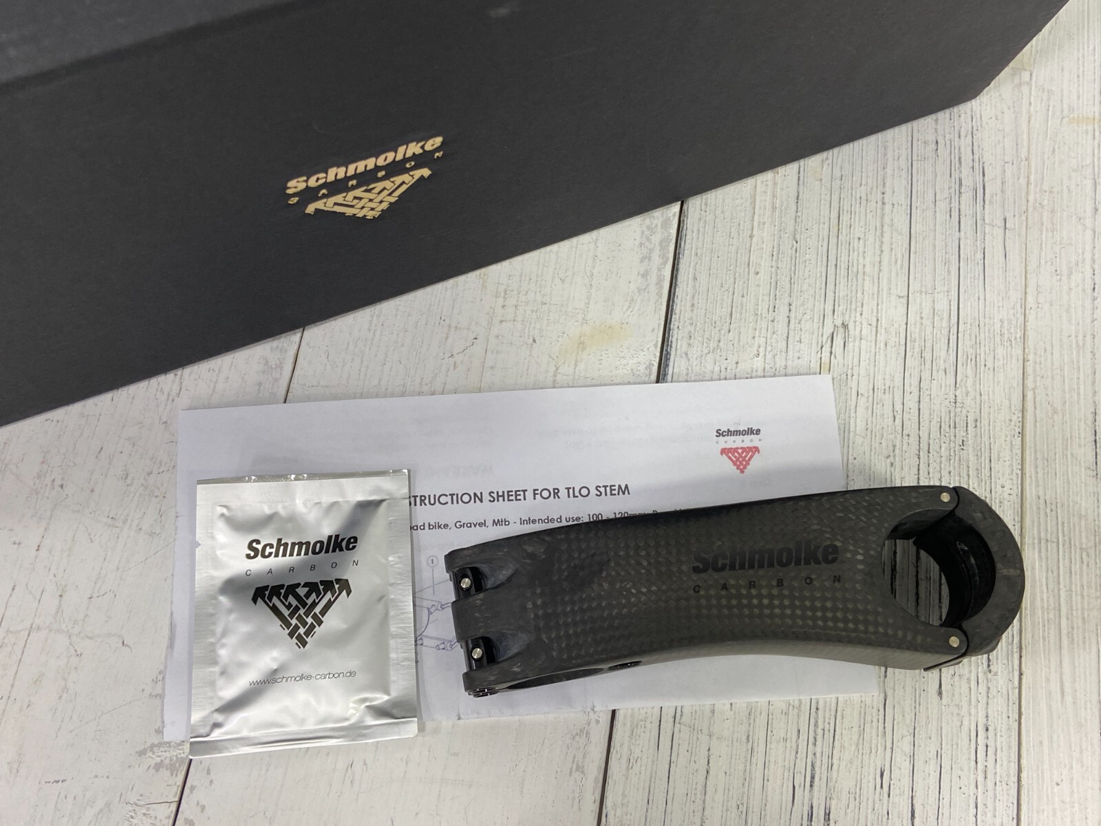Schmolke Carbon TLO 6D 120mm Carbon Stem (Black Edition)