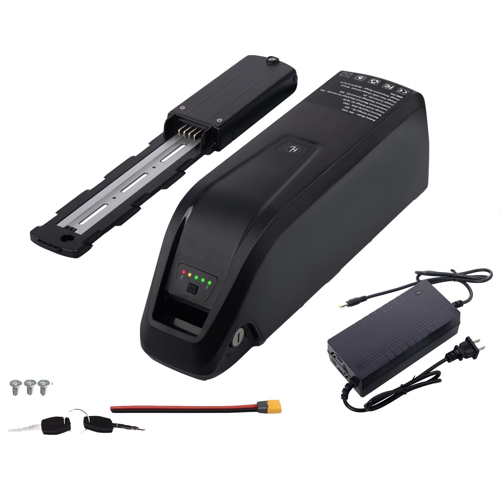 ebike battery 36V 48V 52V 15Ah 20Ah Lithium battery for 0~2000W Electric Bicycle