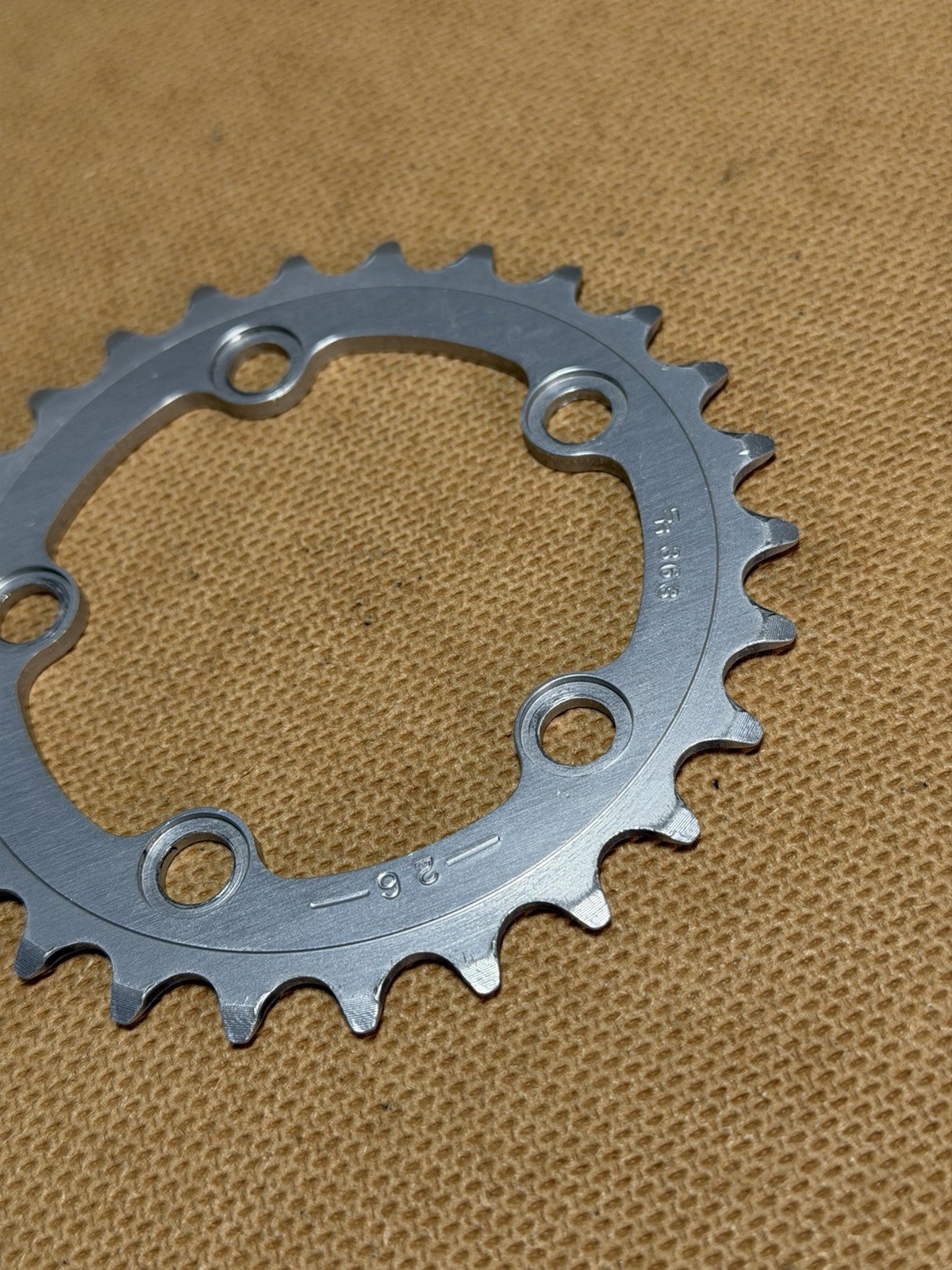 Vintage SR Sakae Ringyo RoundTech 26T Chainring BCD 74