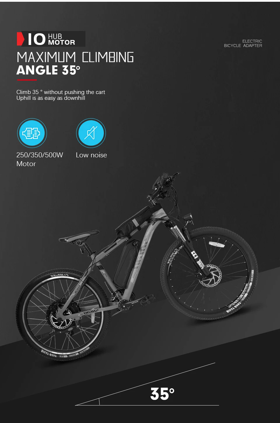 E-bike Motor 36V 48V 250W 350W 500W Front/Rear Brushless Gear Hub Motor Wheel