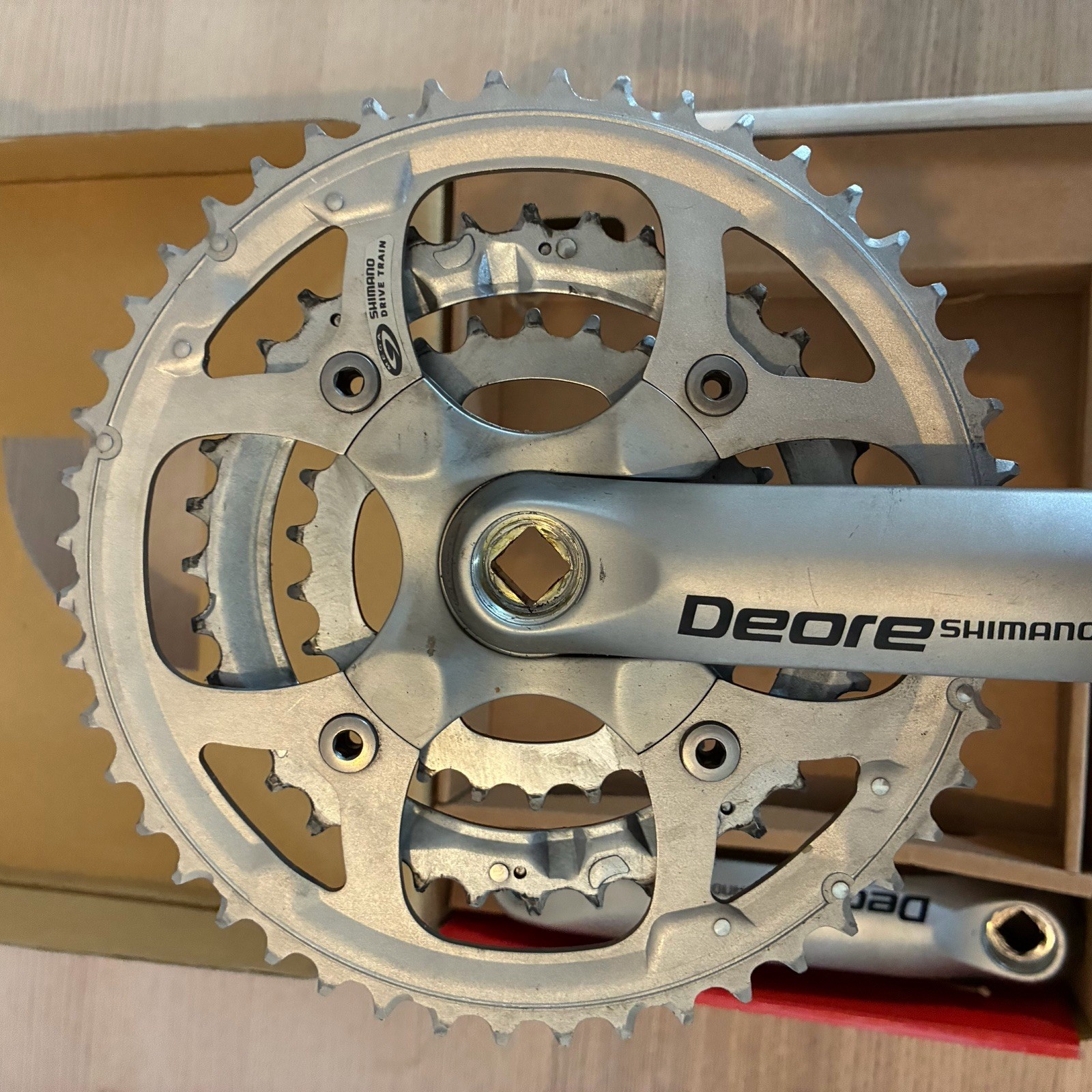 SHIMANO Deore FC-M510 triple crankset mountain bike mtb 170 Square Taper