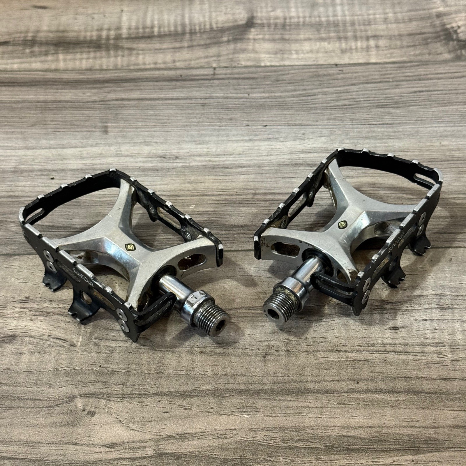 Vintage Suntour XC Pro WTB Grease Guard Pedals 9.16