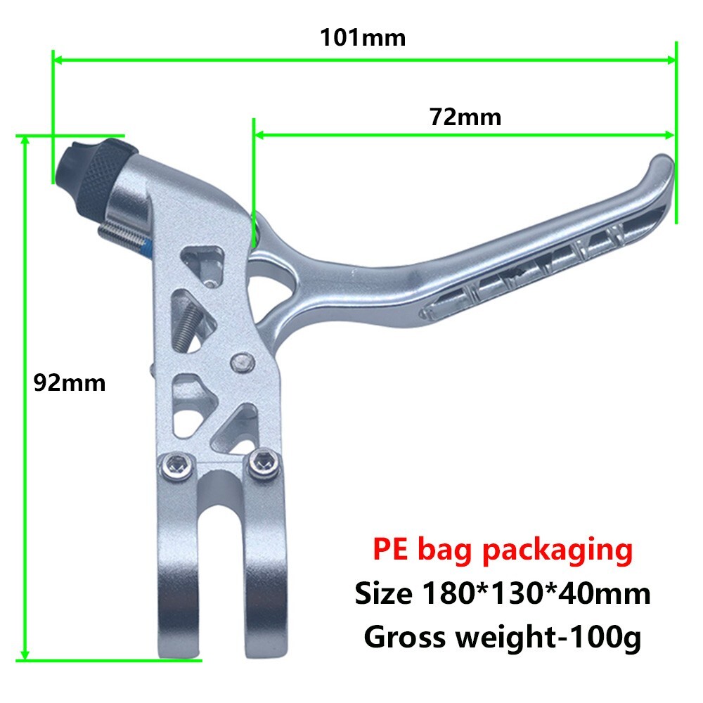 Folding Bike Brake lever CNC Hollow Lightweight Brake Handle 74g/pair