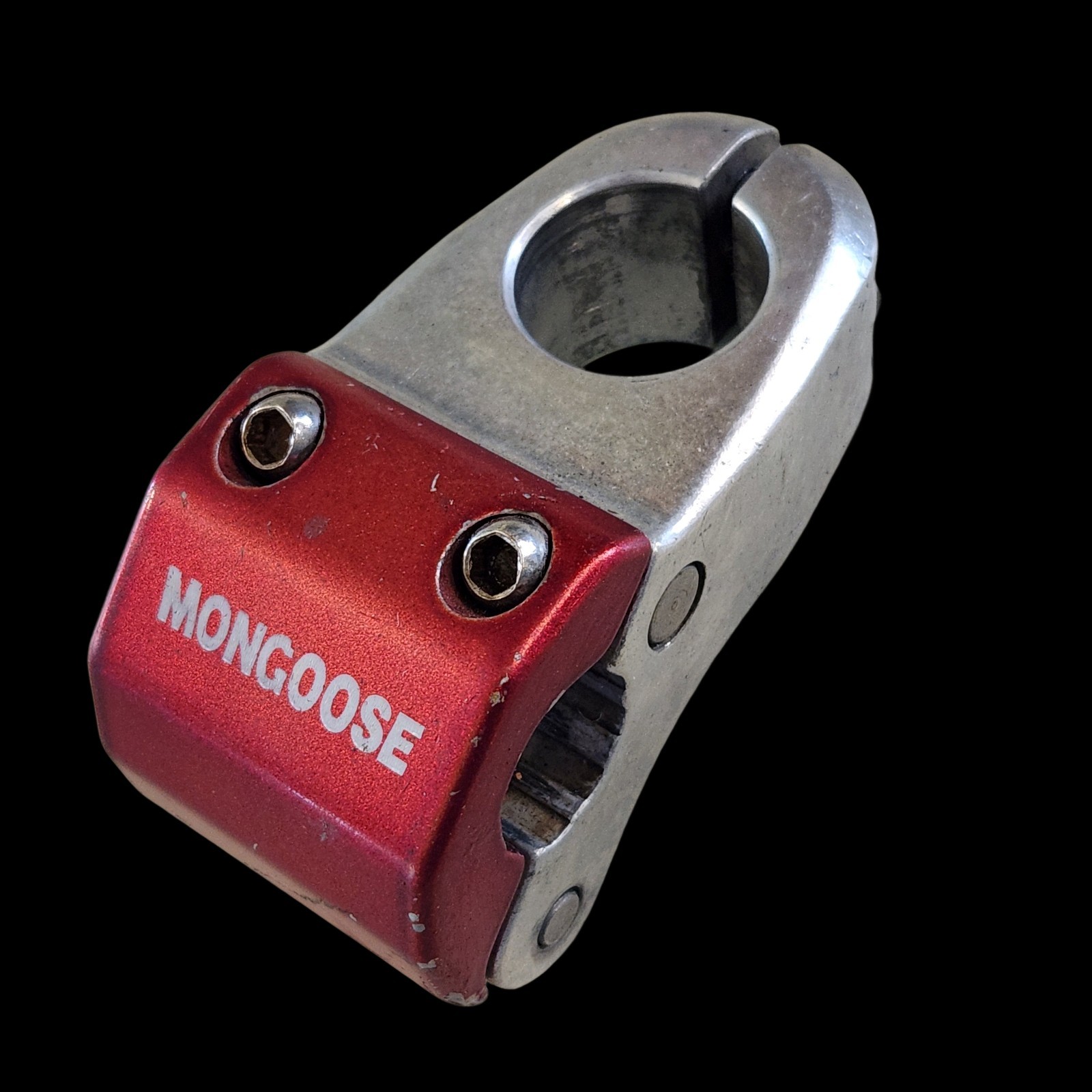 Mid School Mongoose 50mm BMX Hinged Stem 1 1/8″ Threadless 22.2mm Clamp Rare-Red