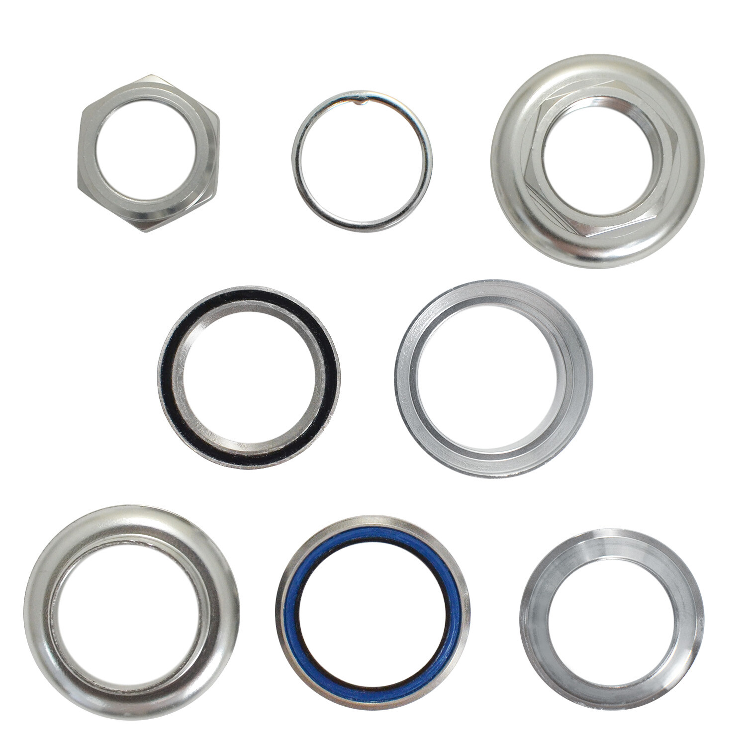YST Old School BMX 1″ Threaded Bike Headset 32.5 cups 26.4mm , Silver