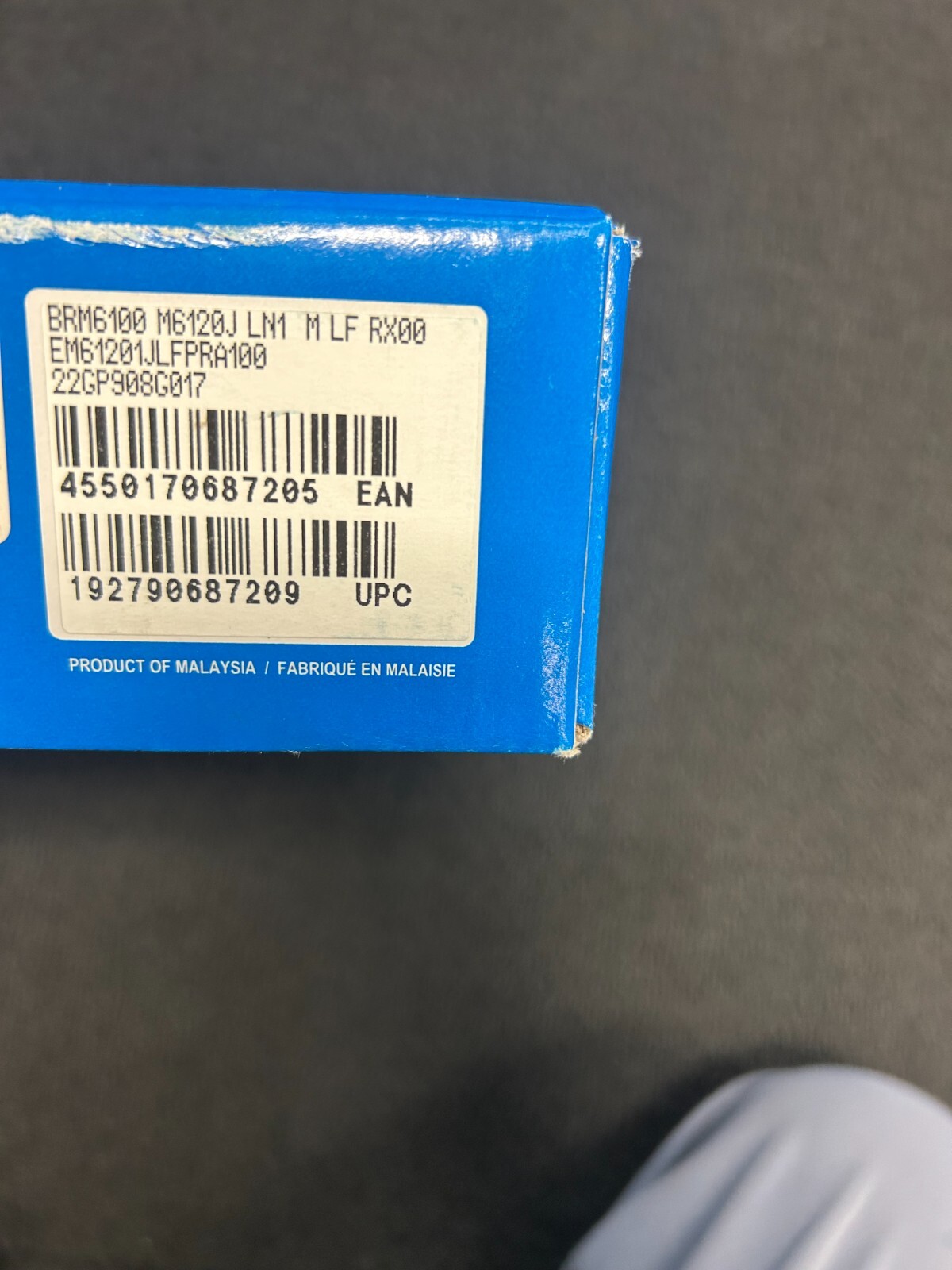 Shimano Deore BL-M6100/BR-M6120 Disc Brake and Lever – Front Hydraulic Resin Pad