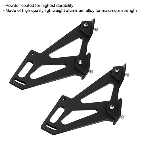 Universal CNC Aluminum Rear Wing Mount Brackets for Trunk Spoiler Lightweight,