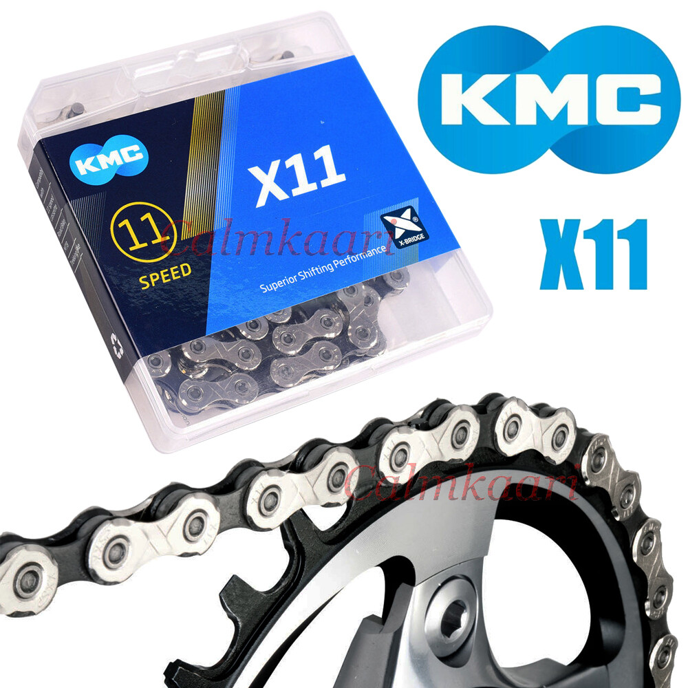 Original KMC X11 11-Speed Stretch-Proof Bike Chain MTB Road Bicycle 118L X11.93
